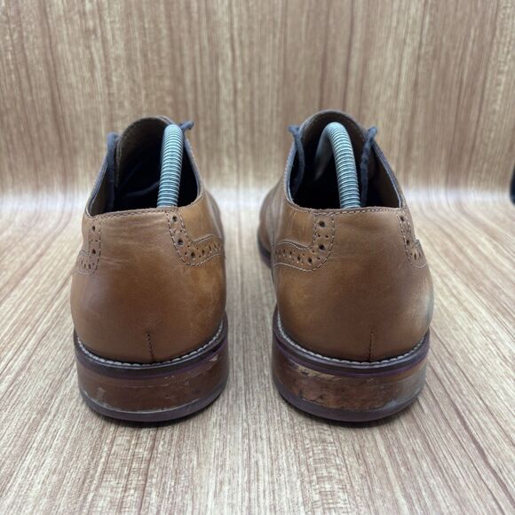 Johnston and Murphy Shoes Mens Size‎ 11 M Tan Conard Cap Toe  Italian Calfskin main image 6